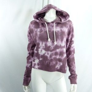 Threads 4 Thought Roe Tie Dye Hoodie Sweatshirt Sz L TWA4184 Purple New